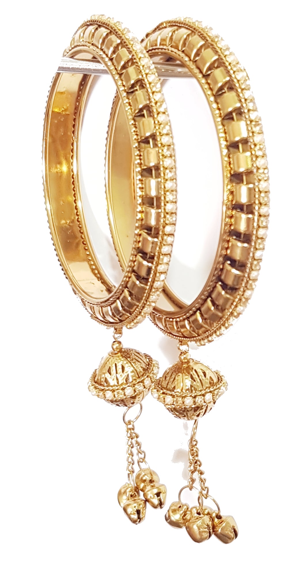 Swara Creations Metal latkan Kadas Set with Women and Girls(2Pc)