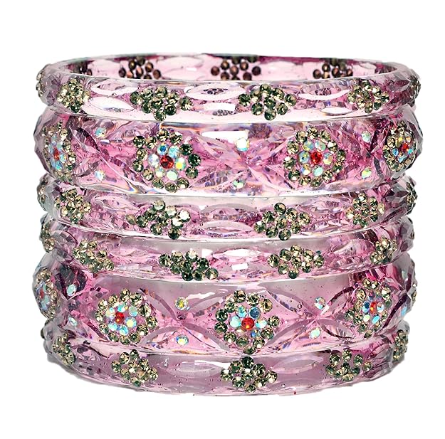 Swara Creations Glass Bangles set (6-Pcs)(SKU292)