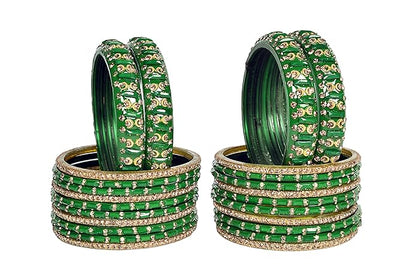 Zirconia Multicolor Glass Kada Set