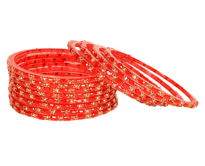 Swara Creations Glass Bangles set for Women (SKU287)