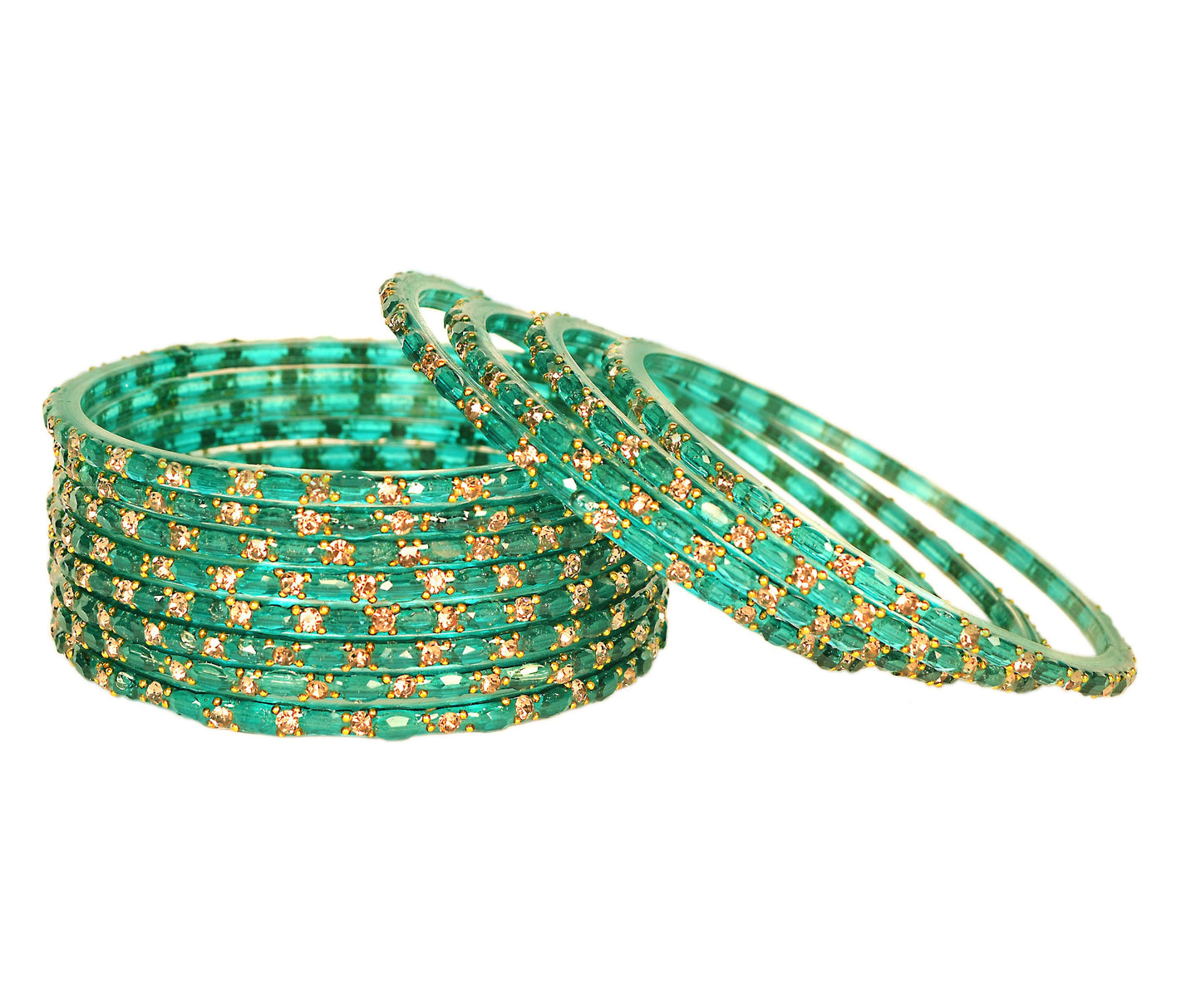 Swara Creations Glass Bangles set for Women (SKU287)