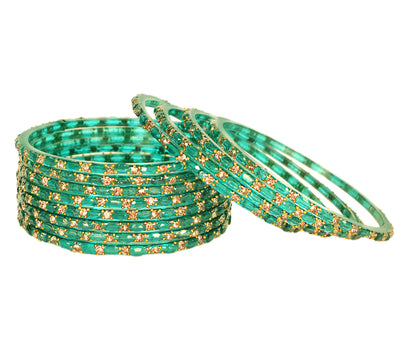 Swara Creations Glass Bangles set for Women (SKU287)