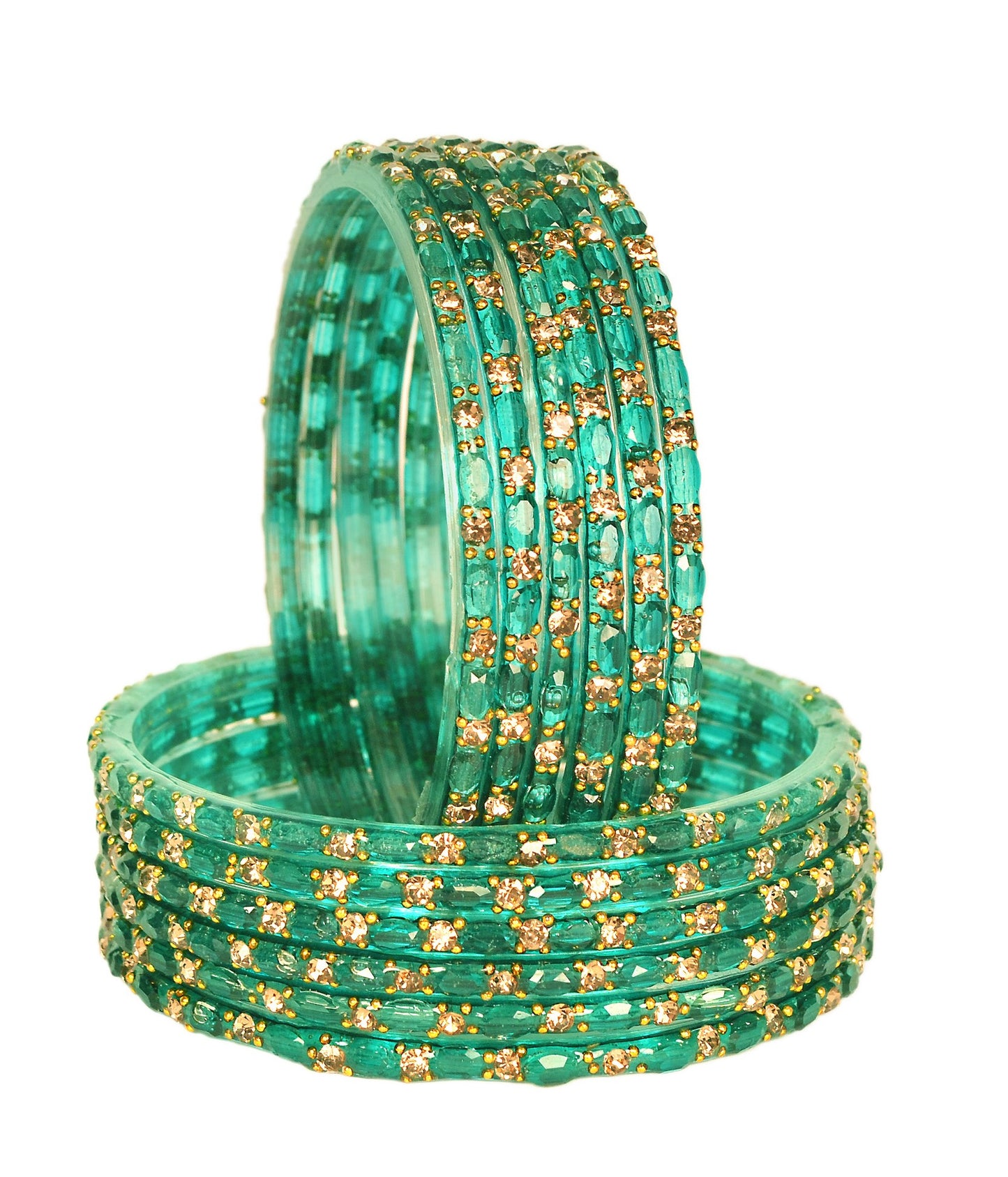 Swara Creations Glass Bangles set for Women (SKU287)