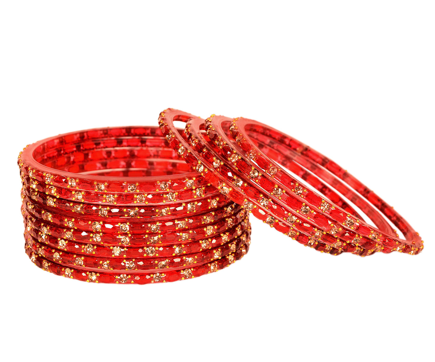 Swara Creations Glass Bangles set for Women (SKU287)