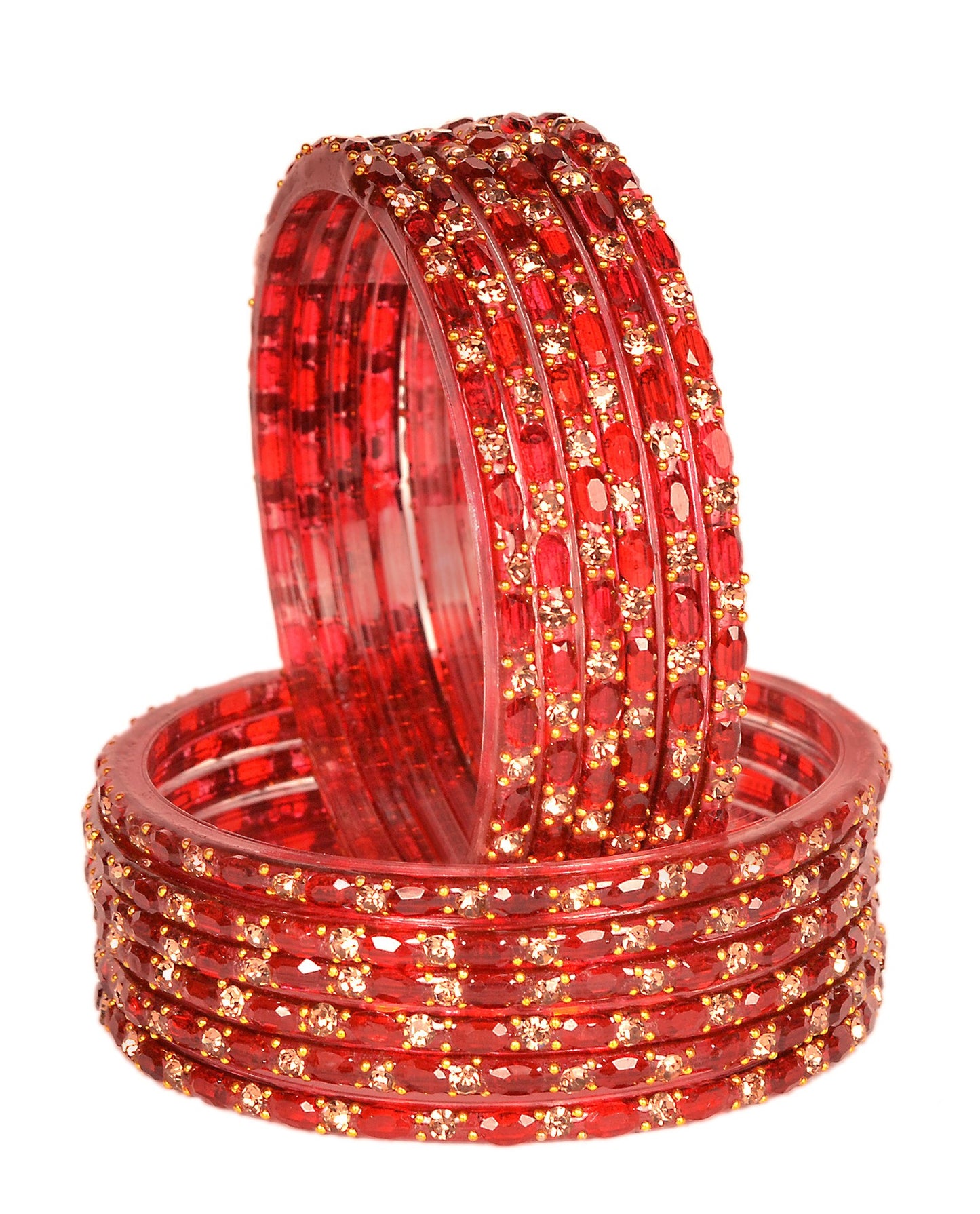 Swara Creations Glass Bangles set for Women (SKU287)