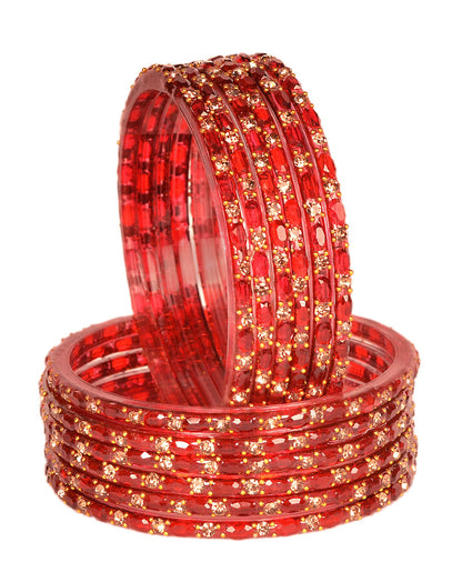 Swara Creations Glass Bangles set for Women (SKU287)