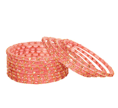 Swara Creations Glass Bangles set for Women (SKU287)