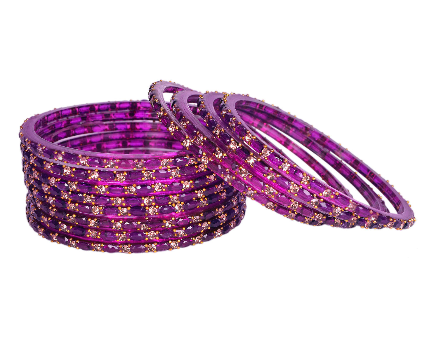 Swara Creations Glass Bangles set for Women (SKU287)