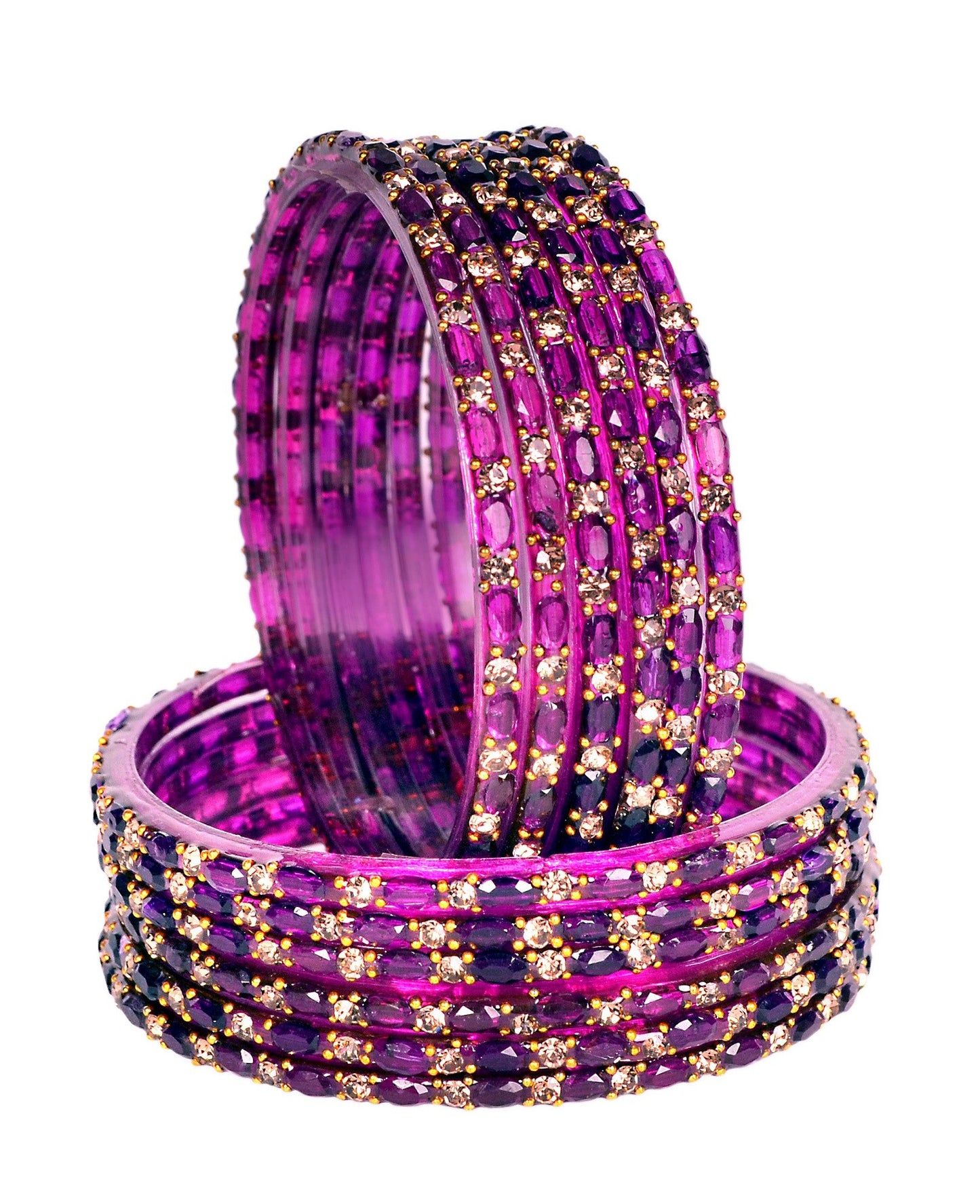 Swara Creations Glass Bangles set for Women (SKU287)