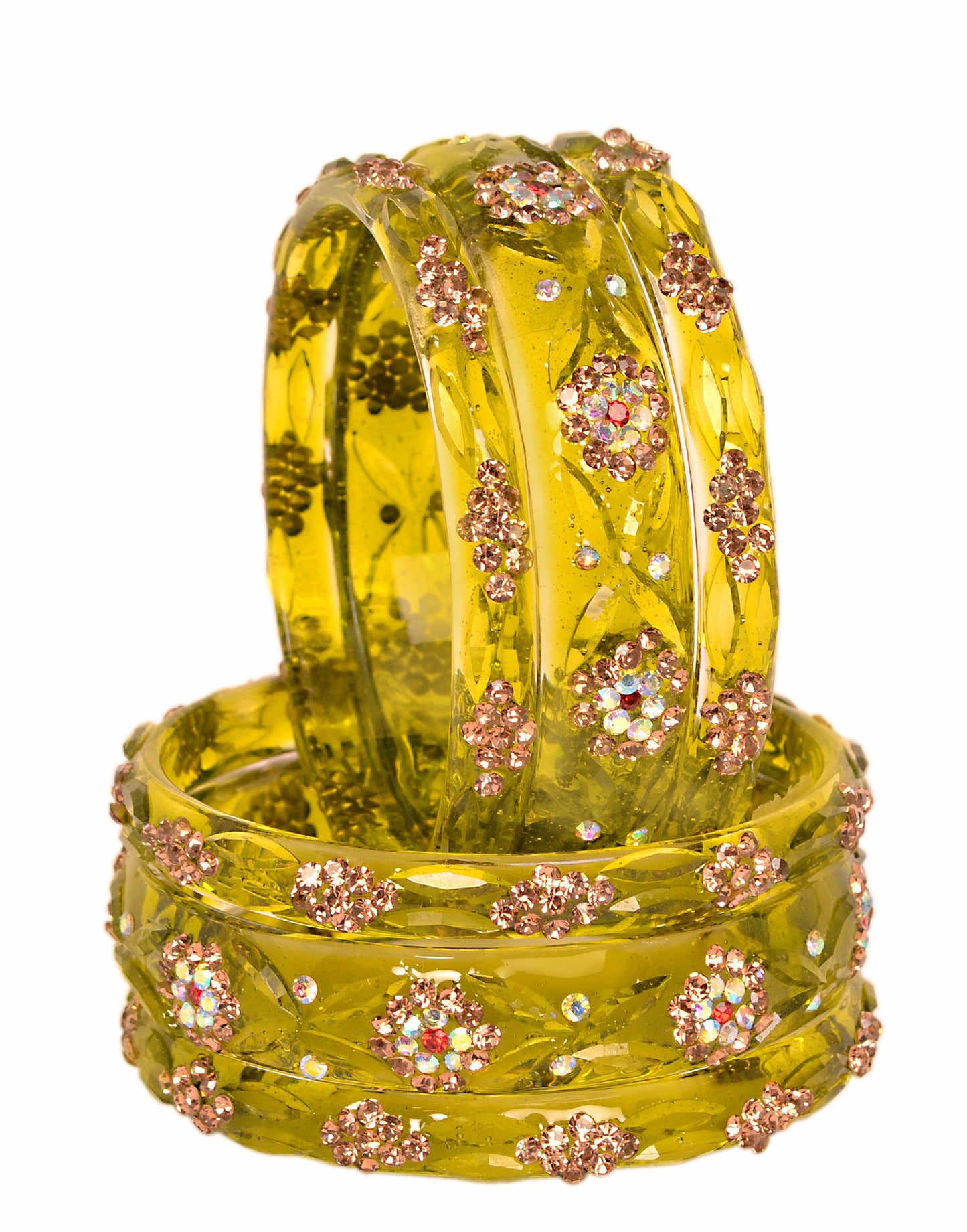 Swara Creations Glass Bangles set (6-Pcs)(SKU292)