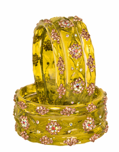 Swara Creations Glass Bangles set (6-Pcs)(SKU292)