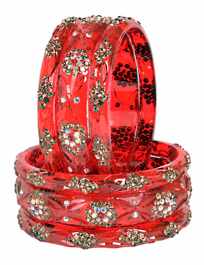 Swara Creations Glass Bangles set (6-Pcs)(SKU292)