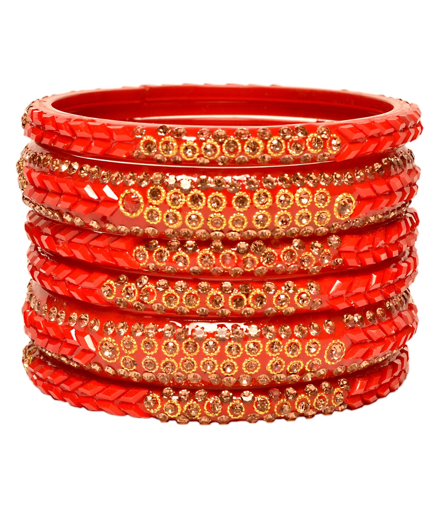 Swara Creations Glass Bangle Set for Women (Sku401)
