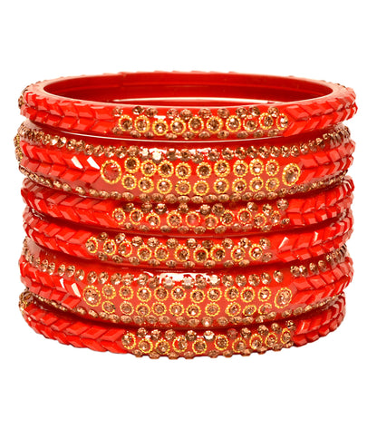 Swara Creations Glass Bangle Set for Women (Sku401)