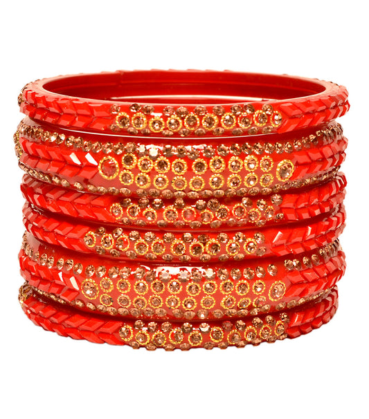 Swara Creations Glass Bangle Set for Women (Sku401)