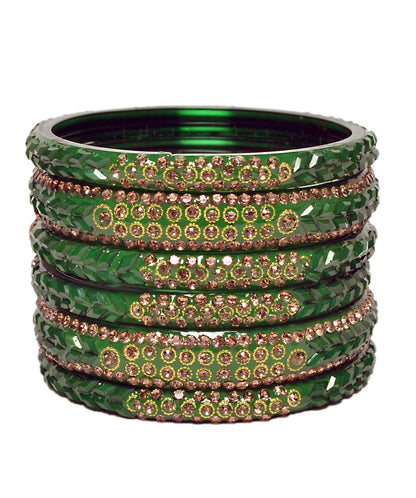 Swara Creations Glass Bangle Set for Women (Sku401)