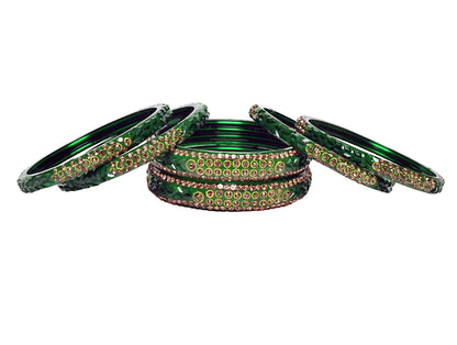 Swara Creations Glass Bangle Set for Women (Sku401)
