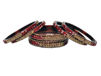Swara Creations Glass Bangle Set for Women (Sku401)
