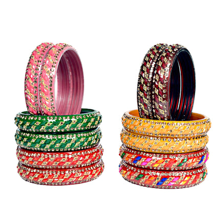 Swara Creations Zirconwork/Traditional Kadas Set SKU (402)