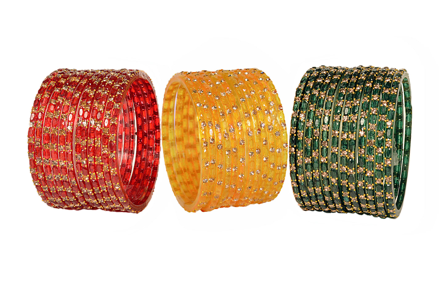 Swara Creations Glass Bangles set for Women (SKU287)
