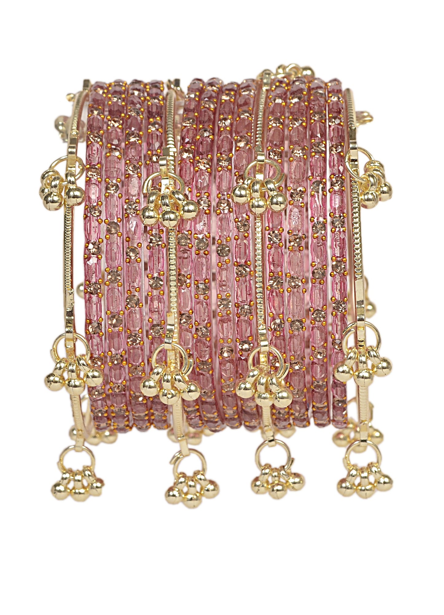 Swara Creations Kashmiri Ghungroo Raindrop Bangles SKU(417)
