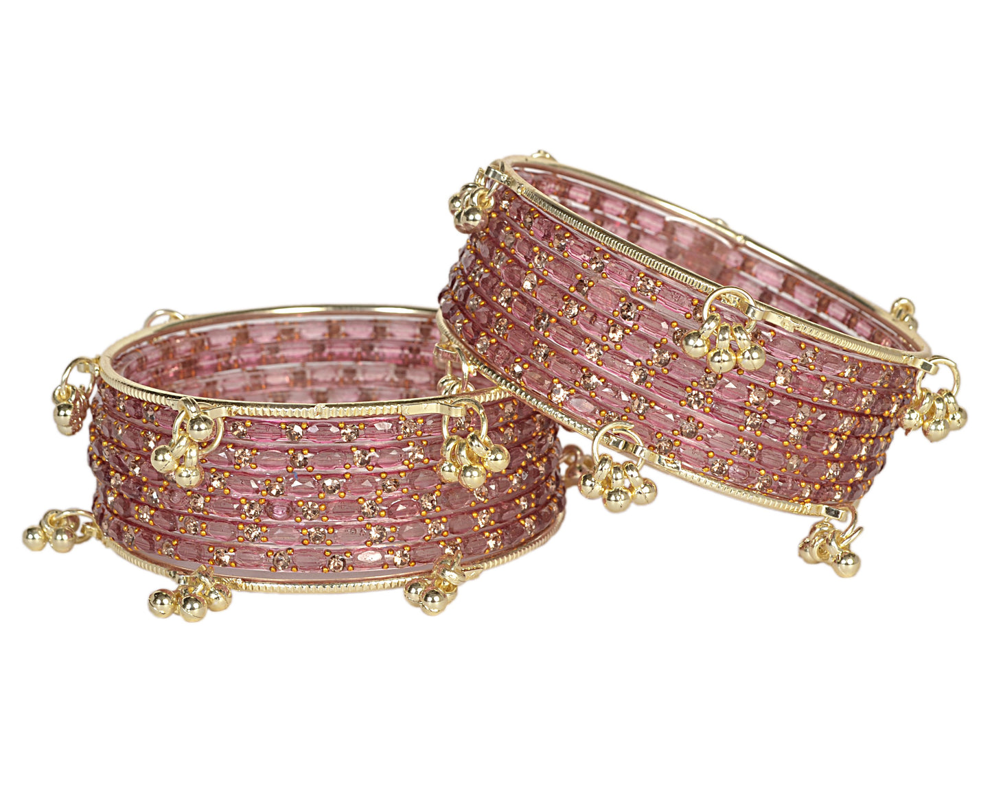 Swara Creations Kashmiri Ghungroo Raindrop Bangles SKU(417)