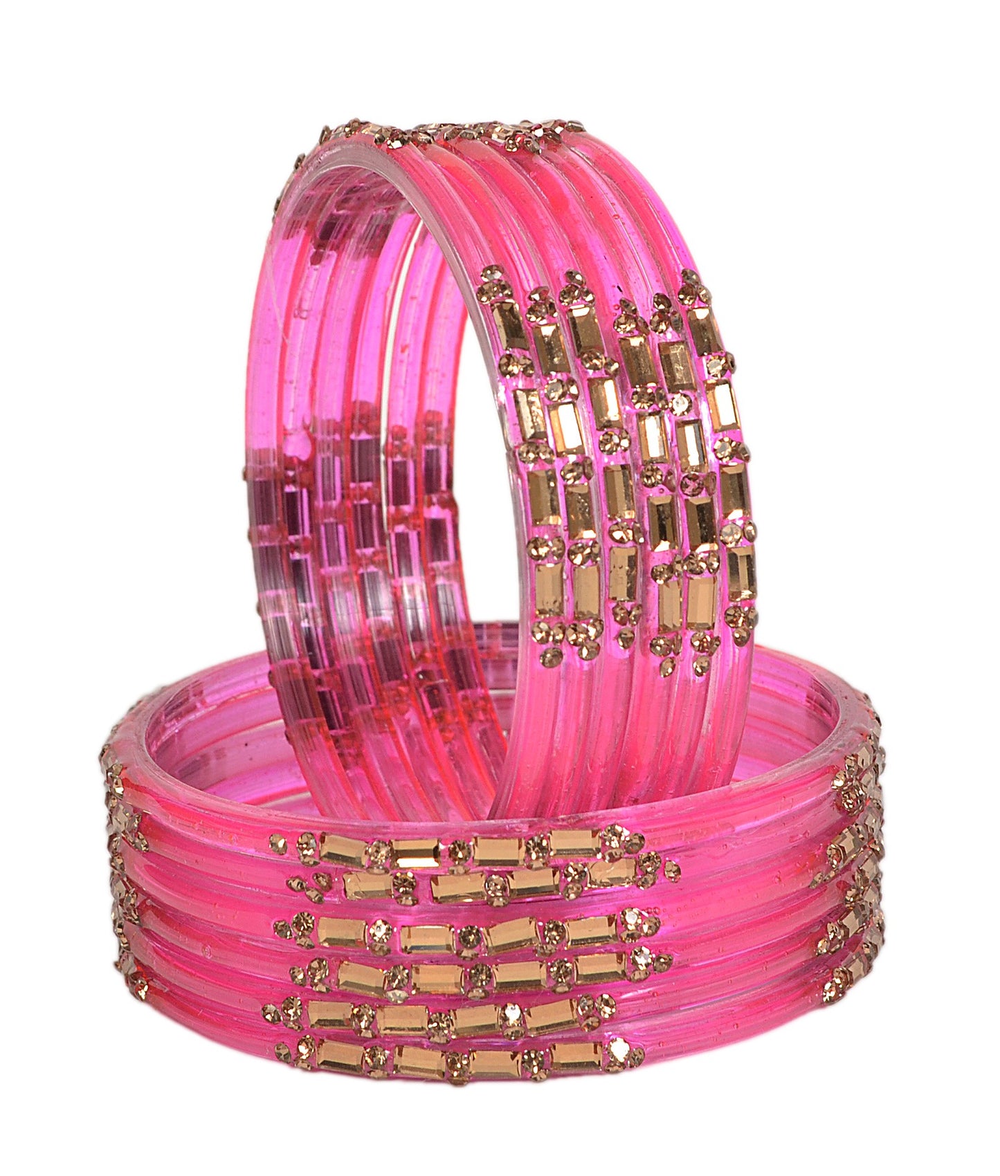 Swara Creations Shiny & Smooth Glass Bangles for Women (SKU293)
