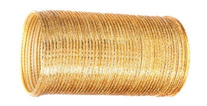 Swara Creations Traditional Metal Bangle/Churi Set,for Women/Girls with Glitter Work