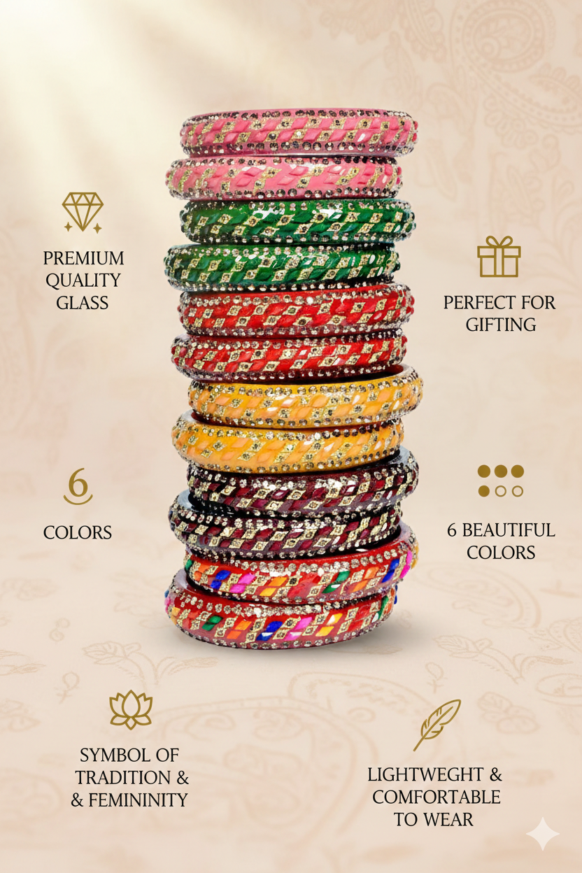 Swara Creations Zirconwork/Traditional Kadas Set SKU (402)