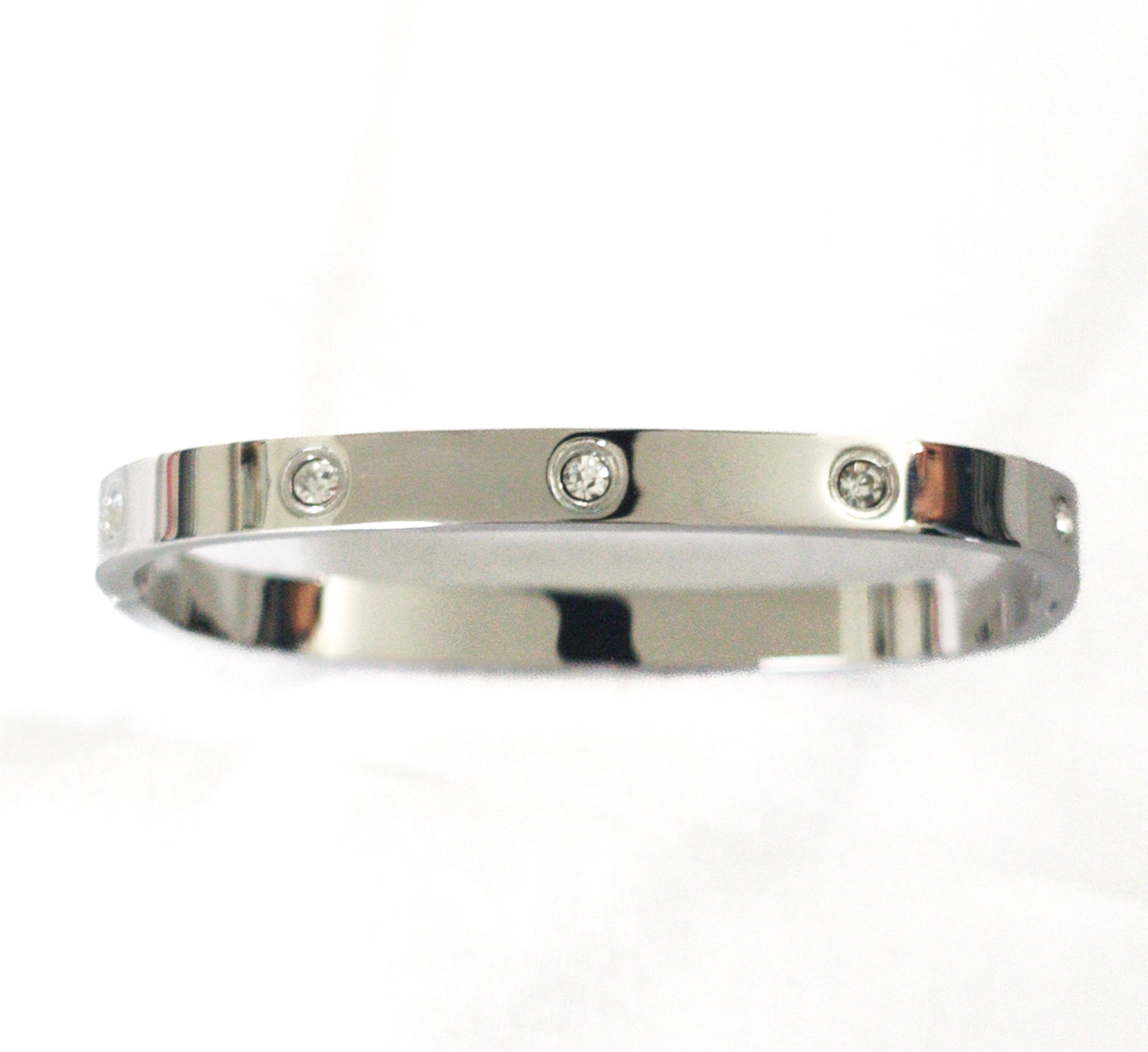 Stone Golden Metal  Bangle Bracelet Set