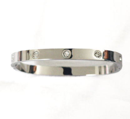 Stone Golden Metal  Bangle Bracelet Set