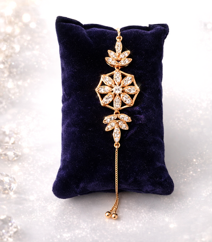 Swara Creations Stylish American Diamond Bracelet SKU(418)