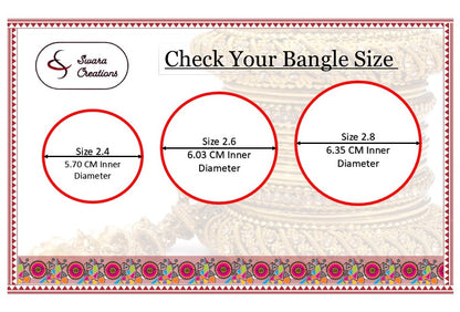 Light Shiny Multicolor Glass Bangles Set