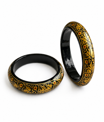 Swara Creations Handcrafted Paper Mache Kashmir Bangle set SKU (399)