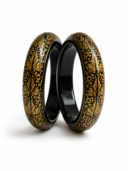 Swara Creations Handcrafted Paper Mache Kashmir Bangle set SKU (399)